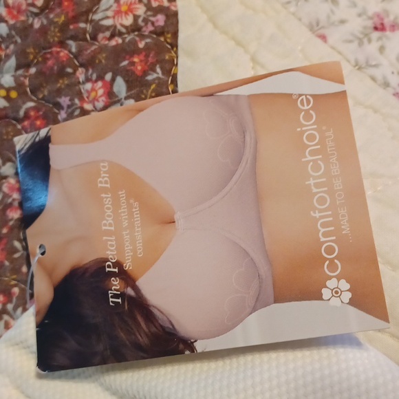 Comfort choice petal boost bra size 48b white nwt - Picture 1 of 6